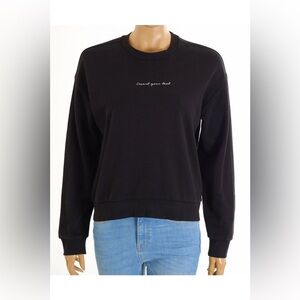 Bershka Black Crew Neck Sweater A0459